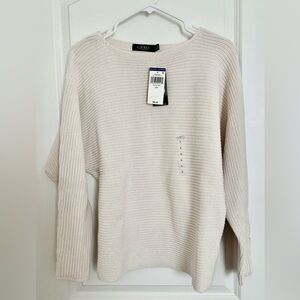 Ralph Lauren Winter Cream sweater brand new with tags